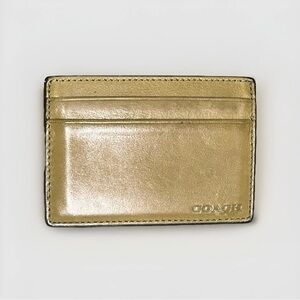 Coach Men’s Leather Wallet Cardholder Electric Lime Green (Y2K Era)